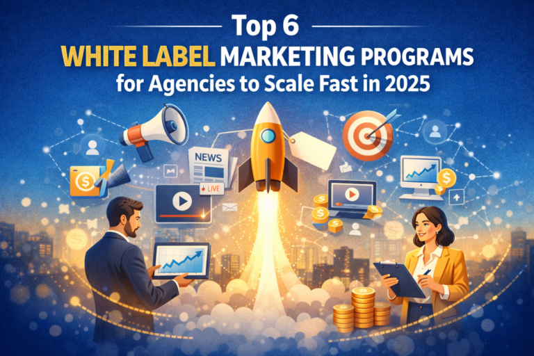 Top 6 White Label Marketing Programs for Agencies to Scale Fast in 2025