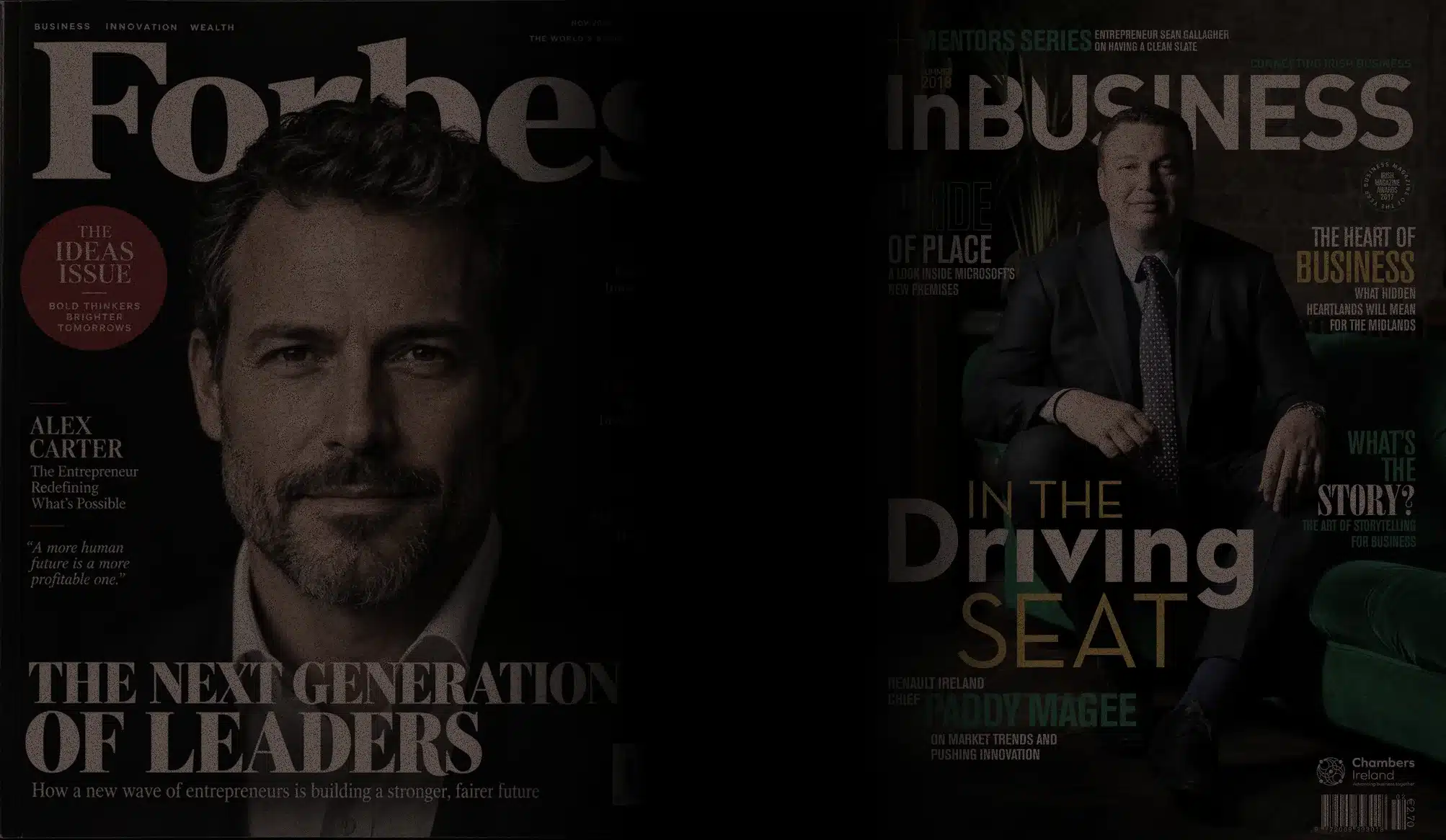 Client magazine covers