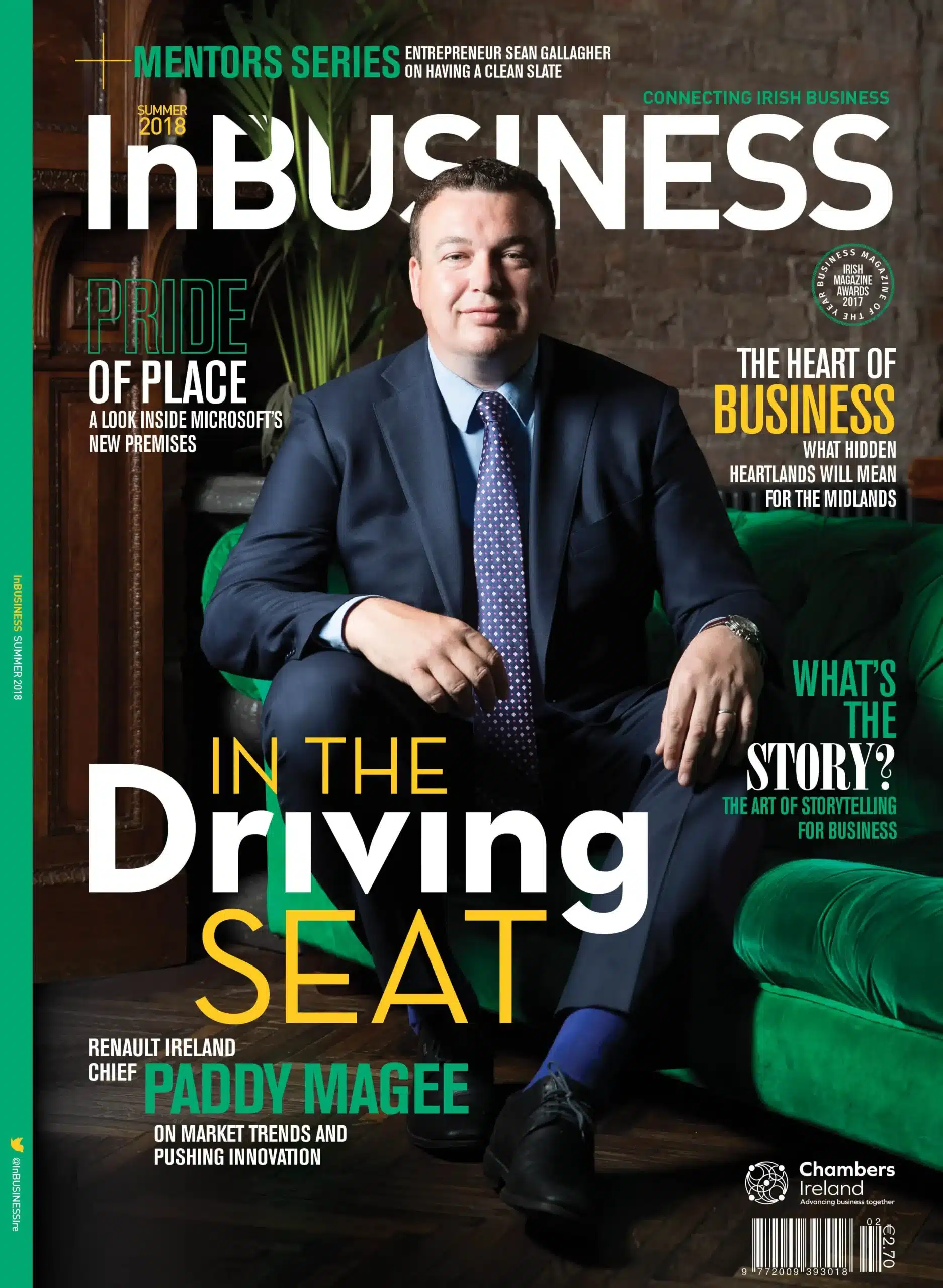 Magazine cover feature