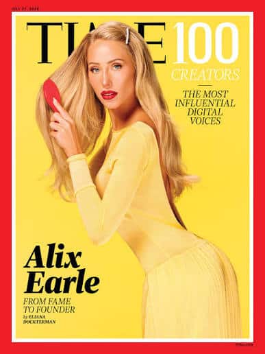 Magazine cover feature